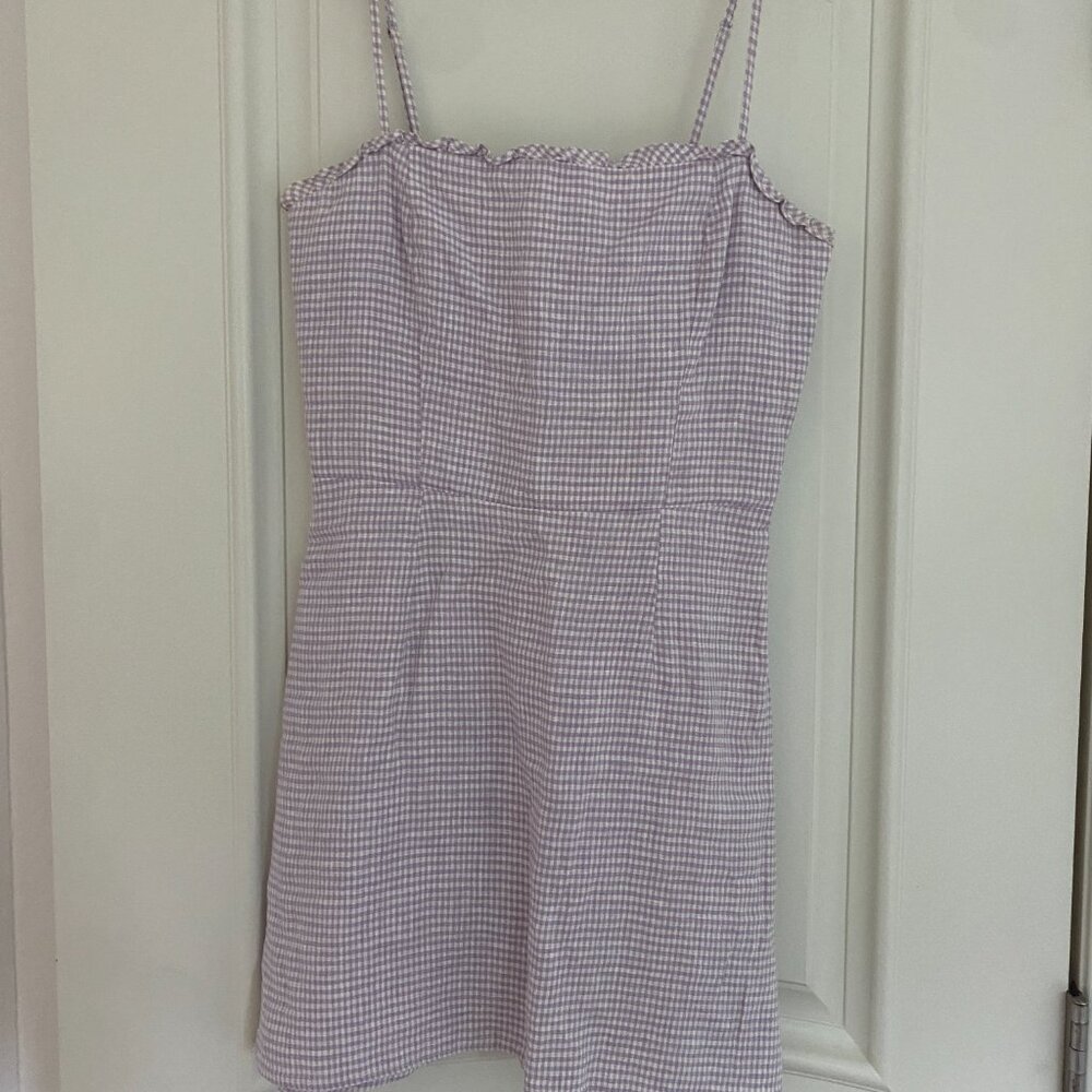 Reformation linen mini dress